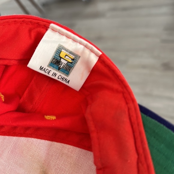 VINTAGE 90S FLORIDA PANTHERS RED AND BLUE HAT - Picture 6 of 7